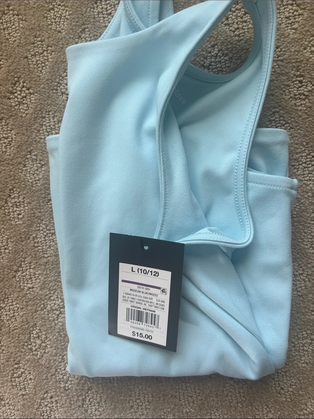 Girls Light Blue Tank Top